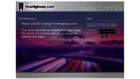 What Timehighway.com website looked like in 2017 (6 years ago)