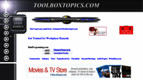 What Toolboxtopics.com website looked like in 2017 (6 years ago)