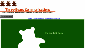 What Threebears.com website looked like in 2017 (6 years ago)