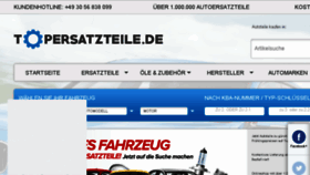 What Topersatzteile.de website looked like in 2017 (6 years ago)