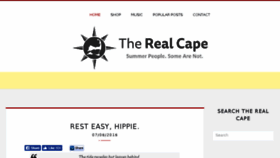What Therealcape.com website looked like in 2017 (6 years ago)