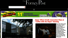 What Theforneypost.com website looked like in 2017 (6 years ago)
