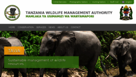 What Tawa.go.tz website looked like in 2017 (7 years ago)