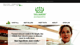 What Tataharper.com website looked like in 2017 (6 years ago)