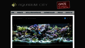 What Theaquariumcity.com website looked like in 2017 (6 years ago)