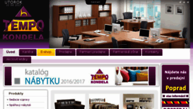 What Tempo-kondela.sk website looked like in 2017 (6 years ago)
