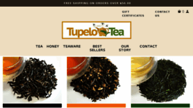 What Tupelotea.com website looked like in 2017 (6 years ago)