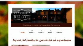 What Trattoriabelotti.com website looked like in 2017 (6 years ago)