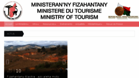 What Tourisme.gov.mg website looked like in 2017 (6 years ago)