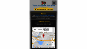 What Toyoautopark.net website looked like in 2017 (6 years ago)