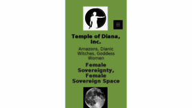What Templeofdiana.org website looked like in 2017 (6 years ago)