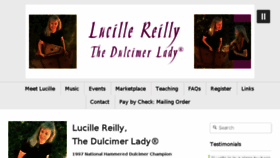 What Thedulcimerlady.com website looked like in 2017 (6 years ago)