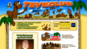 What Teveclub.hu website looked like in 2017 (6 years ago)