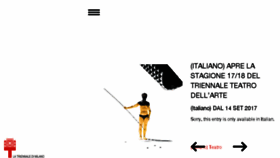 What Triennale.org website looked like in 2017 (7 years ago)