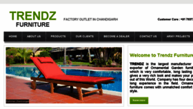 What Trendzfurnituremall.com website looked like in 2017 (6 years ago)