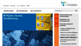 What Thuenen.de website looked like in 2017 (6 years ago)