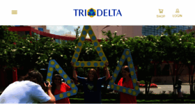 What Tridelta.org website looked like in 2017 (6 years ago)