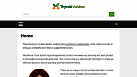What Thyroidadvisor.com website looked like in 2017 (6 years ago)