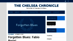 What Thechelseachronicle.com website looked like in 2017 (6 years ago)
