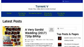 What Torrentv.net website looked like in 2017 (6 years ago)