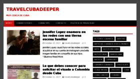What Travelcubadeeper.com website looked like in 2017 (6 years ago)