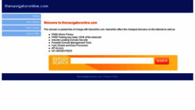 What Thenavigatoronline.com website looked like in 2017 (6 years ago)