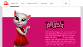 What Talkingangela.com website looked like in 2017 (6 years ago)