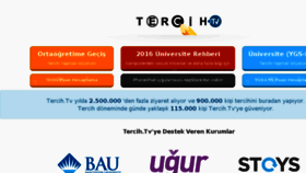 What Tercih.tv website looked like in 2017 (6 years ago)