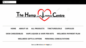 What Thehempwellnesscentre.co.uk website looked like in 2017 (6 years ago)