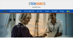 What Techsource.io website looked like in 2017 (6 years ago)