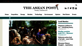 What Theaseanpost.com website looked like in 2017 (6 years ago)