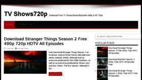 What Tvshows720p.com website looked like in 2017 (6 years ago)