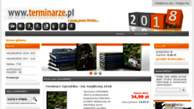 What Terminarze.pl website looked like in 2017 (6 years ago)