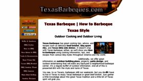 What Texasbarbeques.com website looked like in 2017 (6 years ago)