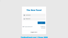 What Thenewpanel.com website looked like in 2017 (6 years ago)