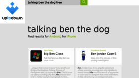 What Talking-ben-the-dog-free.en.uptodown.com website looked like in 2017 (6 years ago)