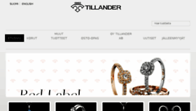 What Tillander.fi website looked like in 2017 (6 years ago)