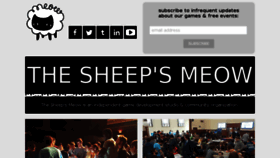 What Thesheepsmeow.com website looked like in 2017 (6 years ago)