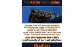 What Thenativespiritlodge.com website looked like in 2017 (6 years ago)