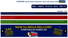 What Txlottery.com website looked like in 2017 (6 years ago)