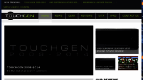 What Touchgen.net website looked like in 2017 (6 years ago)