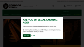 What Tobaccostock.com website looked like in 2017 (6 years ago)