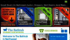 What The-bathtub.co.uk website looked like in 2017 (8 years ago)