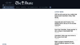 What Thestate.com website looked like in 2017 (6 years ago)