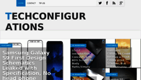 What Techconfigurations.com website looked like in 2017 (6 years ago)