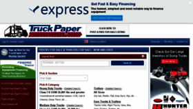 What Truckpaper.com website looked like in 2017 (6 years ago)