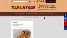 What Tapantoni.com website looked like in 2017 (6 years ago)