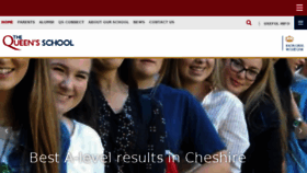 What Thequeensschool.co.uk website looked like in 2017 (6 years ago)