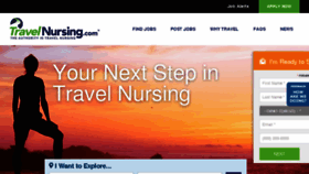 What Travelnursing.com website looked like in 2017 (6 years ago)