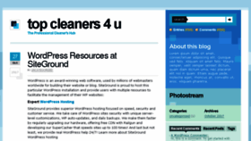 What Topcleaners4u.com website looked like in 2017 (6 years ago)